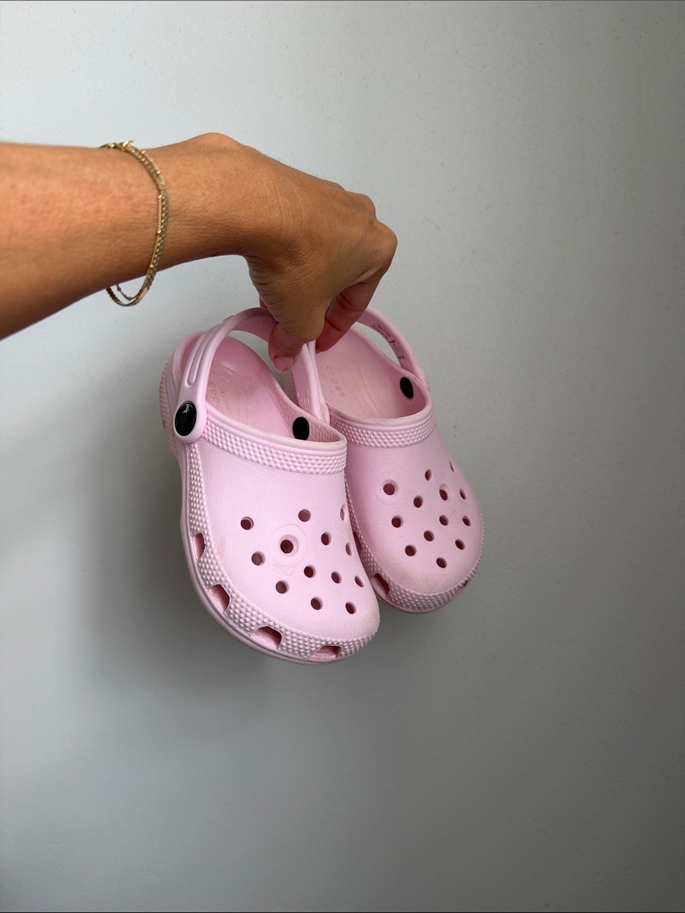 Pink Crocs - Child Size 10